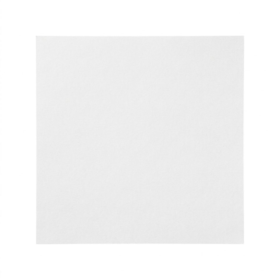 A clean square sheet of light paper, ready to become a pinwheel.
